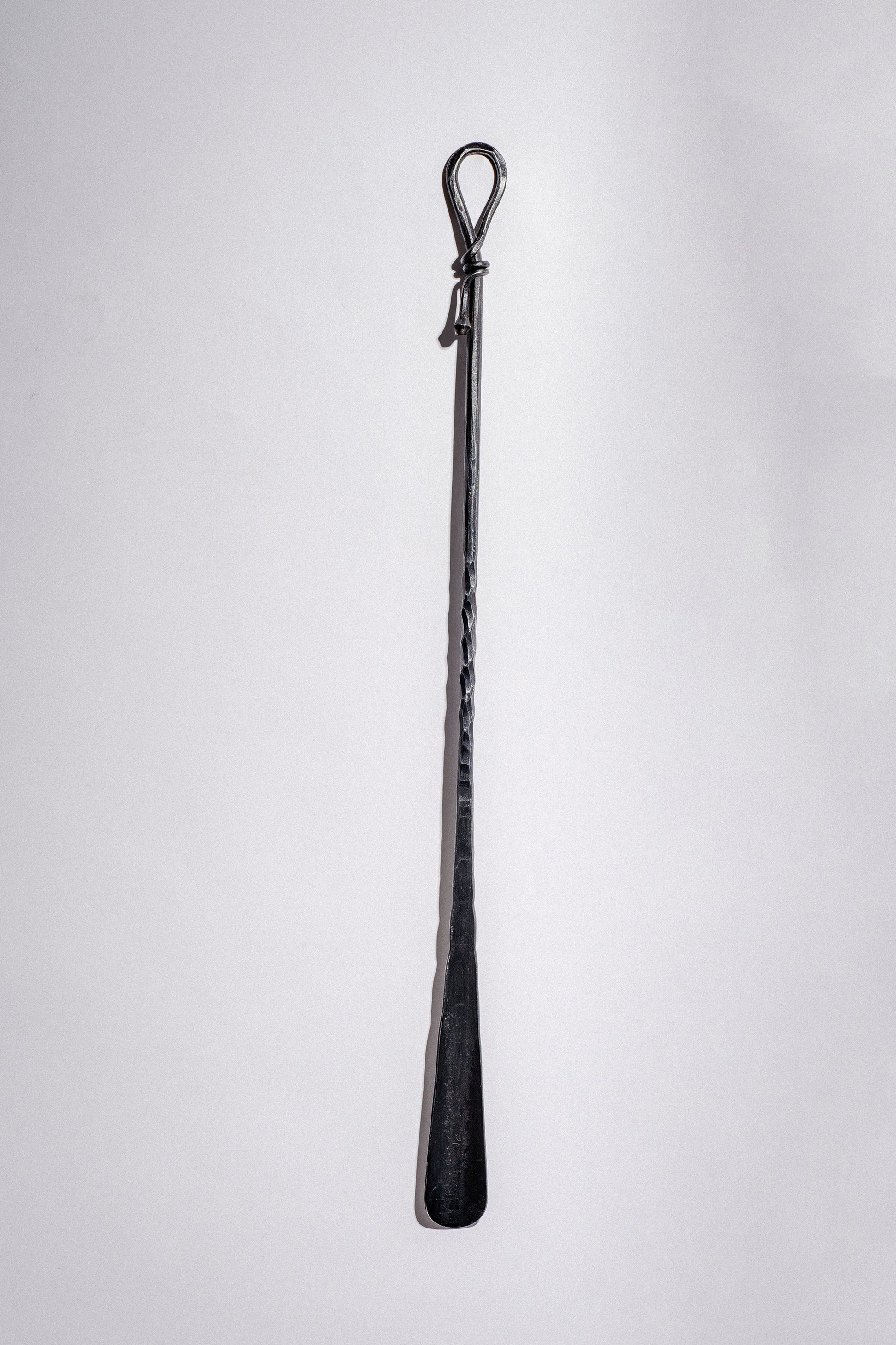 Forged long shoehorn with wall screw
