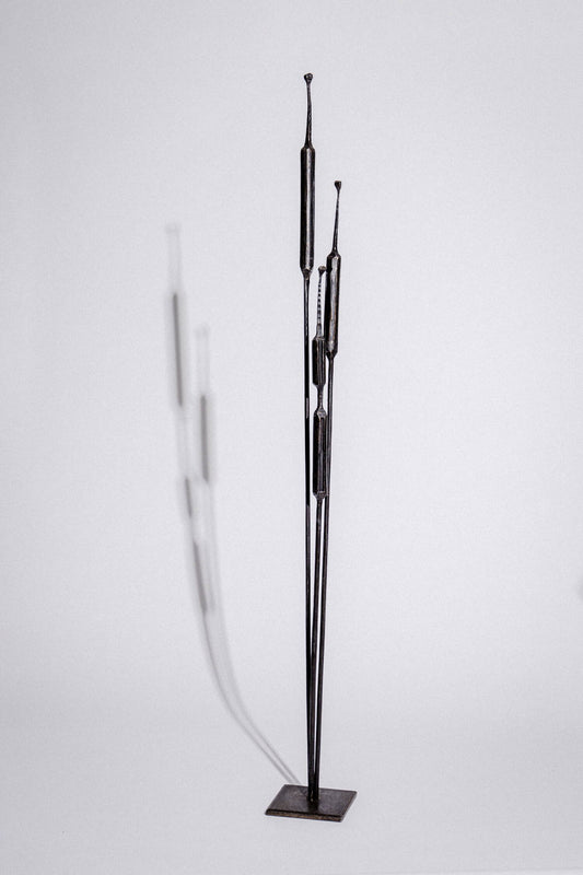 Wrought iron flower "Cattail"