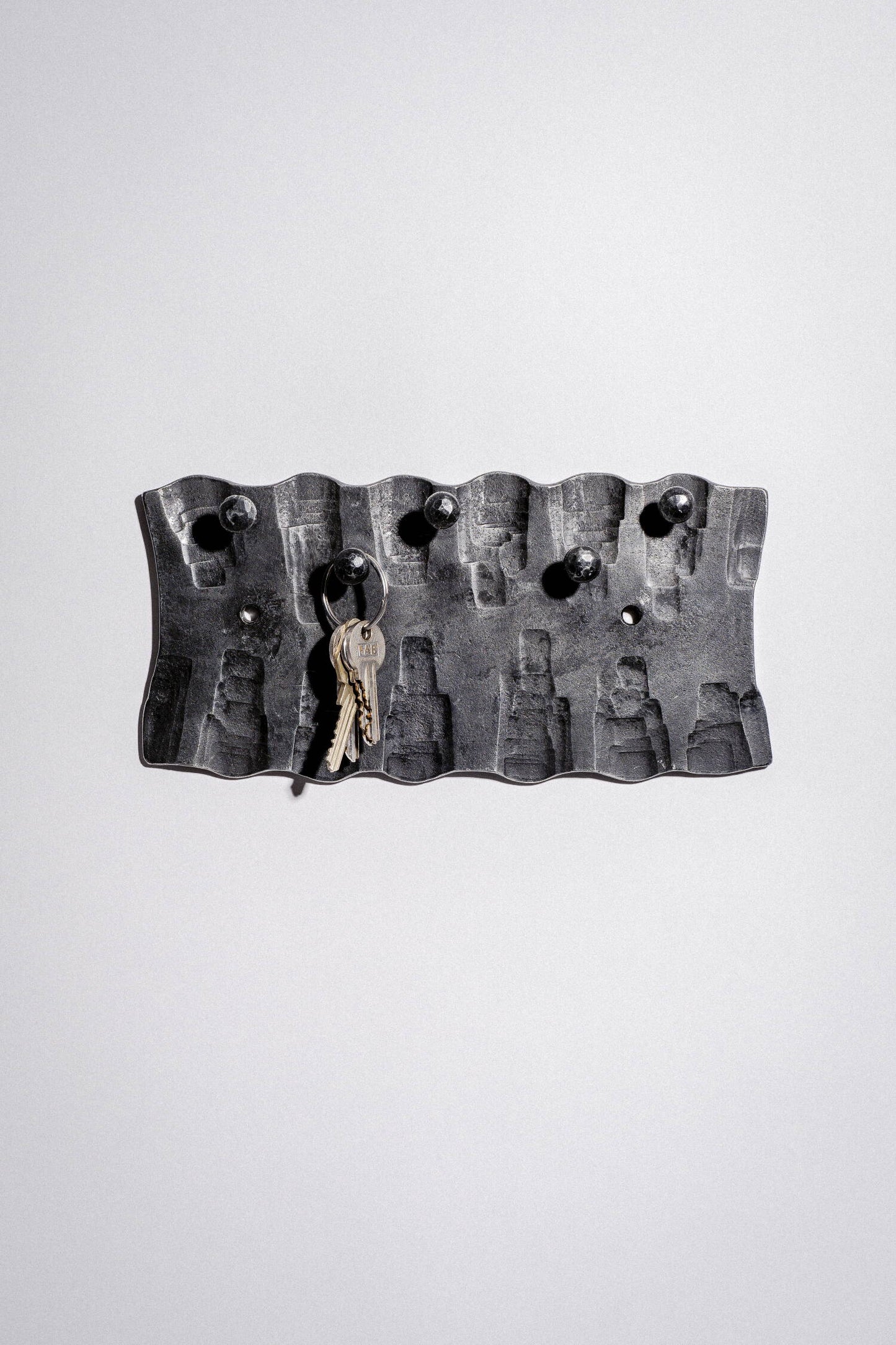 Geschmiedeter Wand-Schlüsselhalter IV.