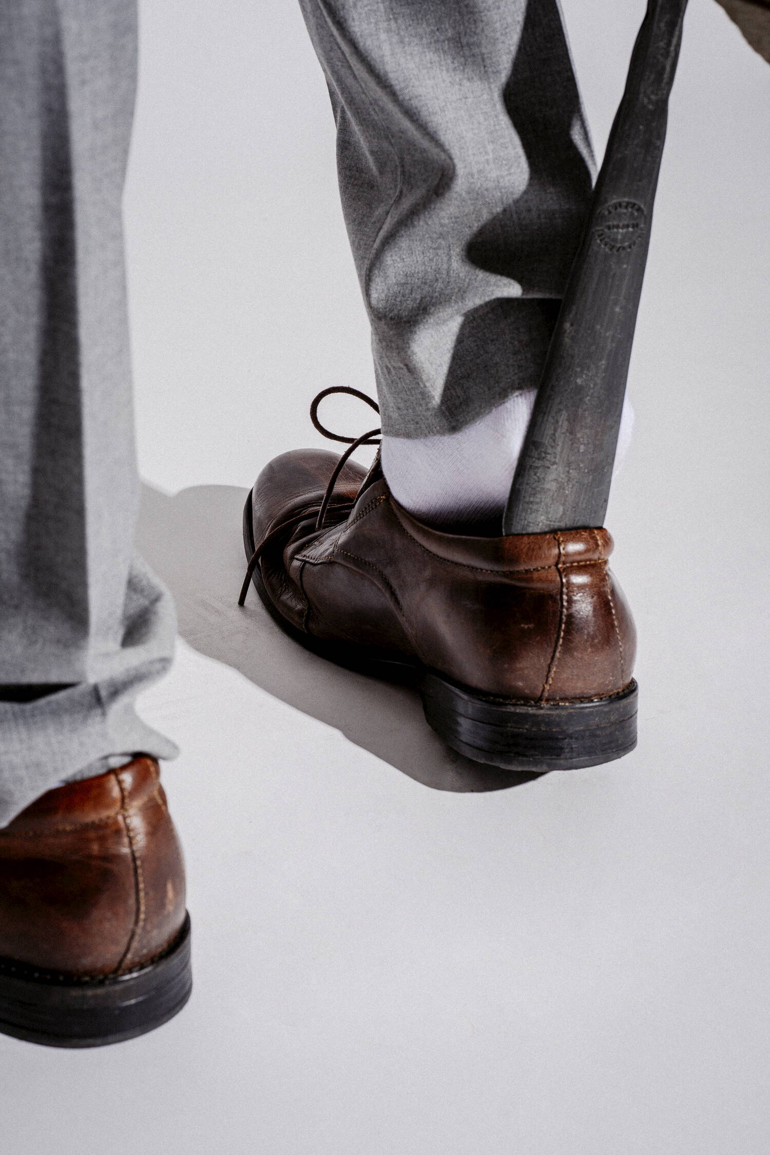 Shoehorn with holder