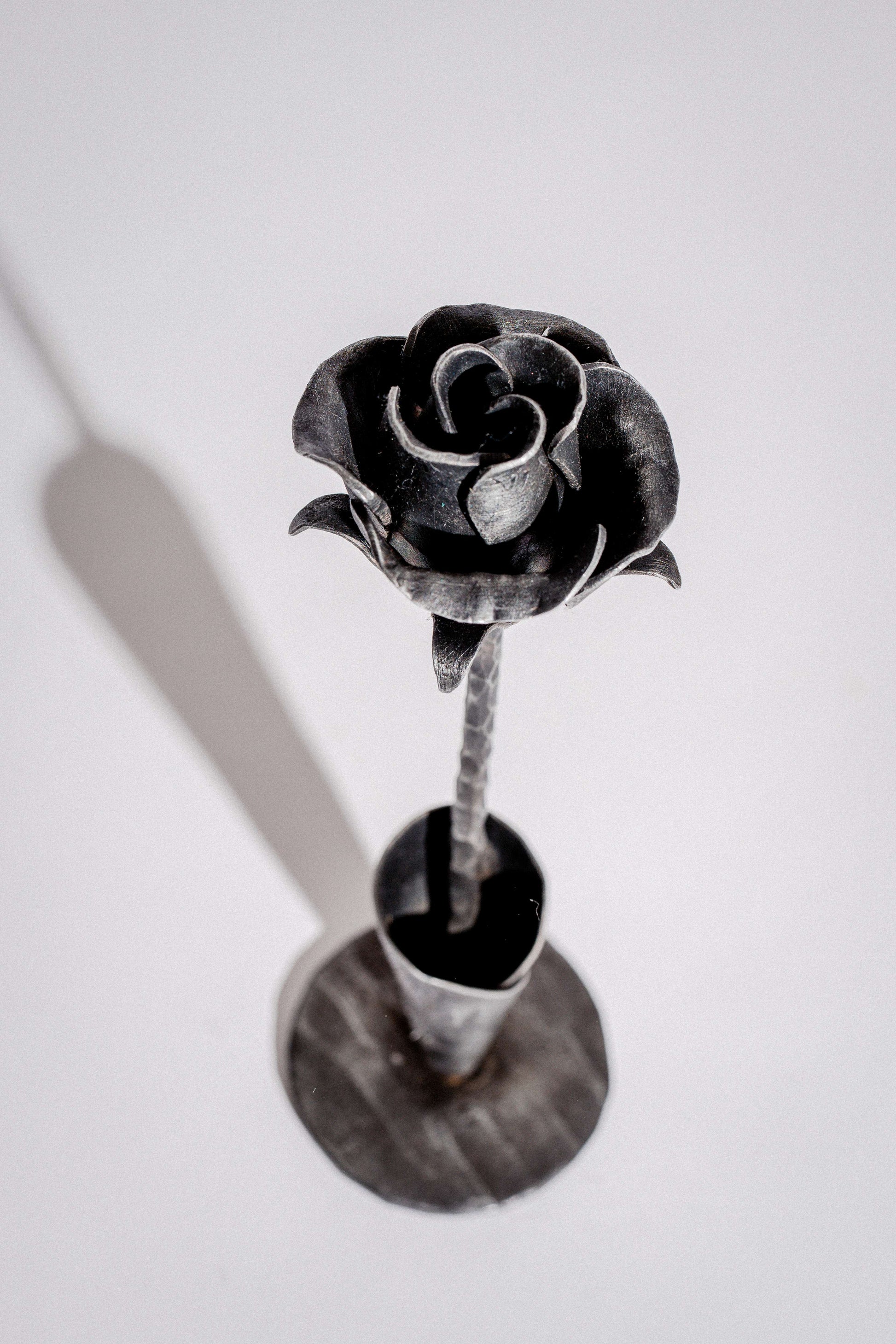 Geschmiedete Blume "Rose"