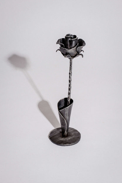 Geschmiedete Blume "Rose"