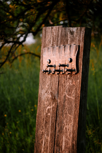 Geschmiedeter Wand-Schlüsselhalter IV.