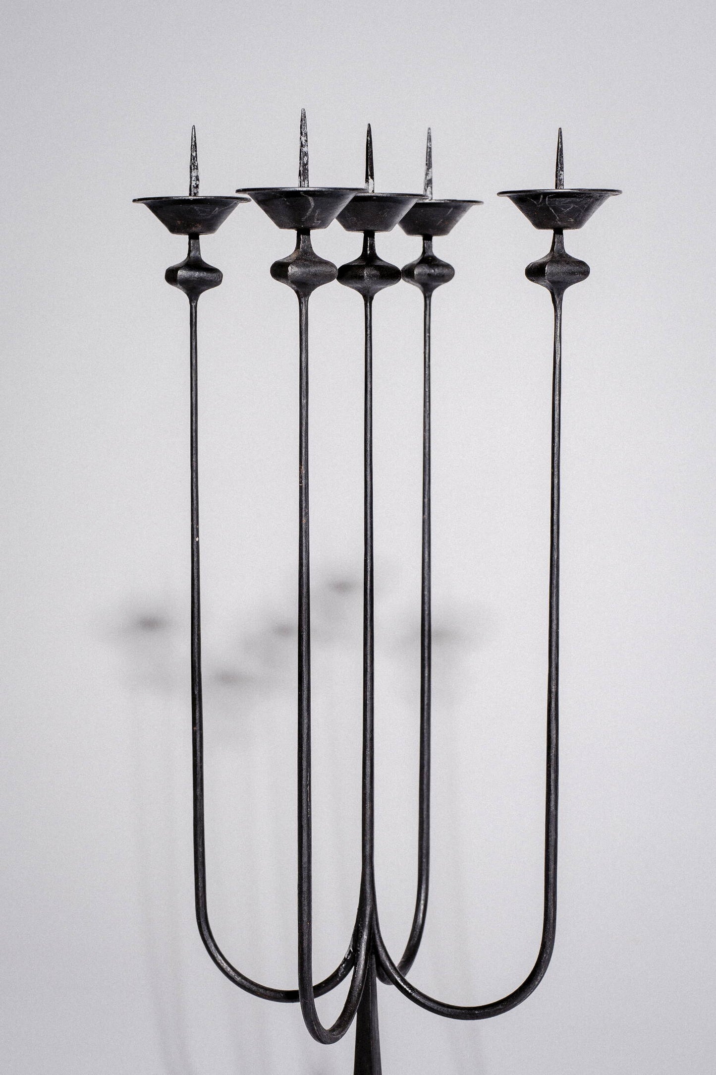 Forged five-arm candlestick